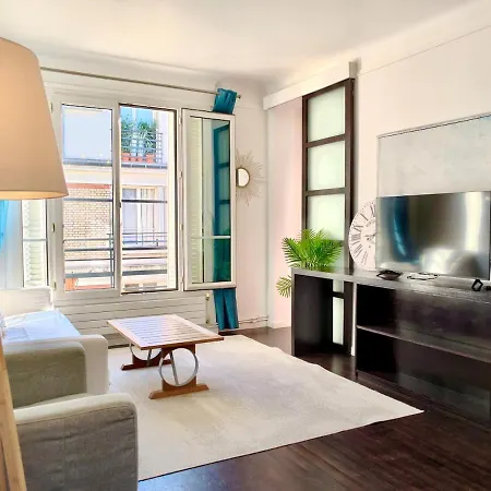 شقة 70m2 Spacious 2br For 6 Guests Near Opera With Elevator باريس